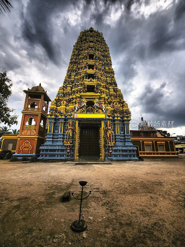 斯里兰卡马塔莱的印度教寺庙Sri Muthumariamman Thevasthanam